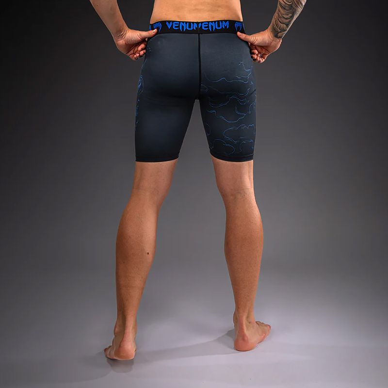 Pantaloni scurți de antrenament pentru bărbați Venum Thunder Dragon Vale Tudo Black/Royal Blue 3