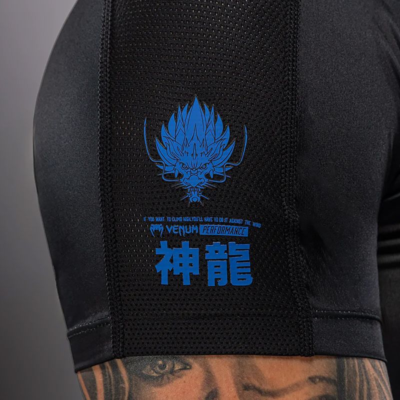 Rashguard pentru bărbați Venum Thunder Dragon black/royal blue 6