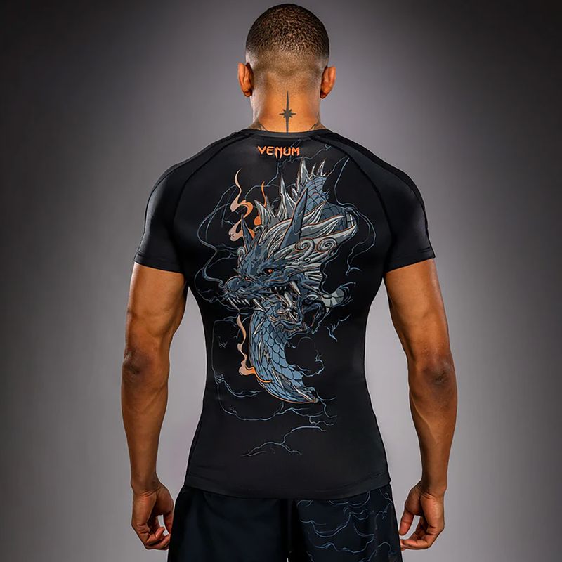 Rashguard pentru bărbați Venum Thunder Dragon black/grey/copper 2