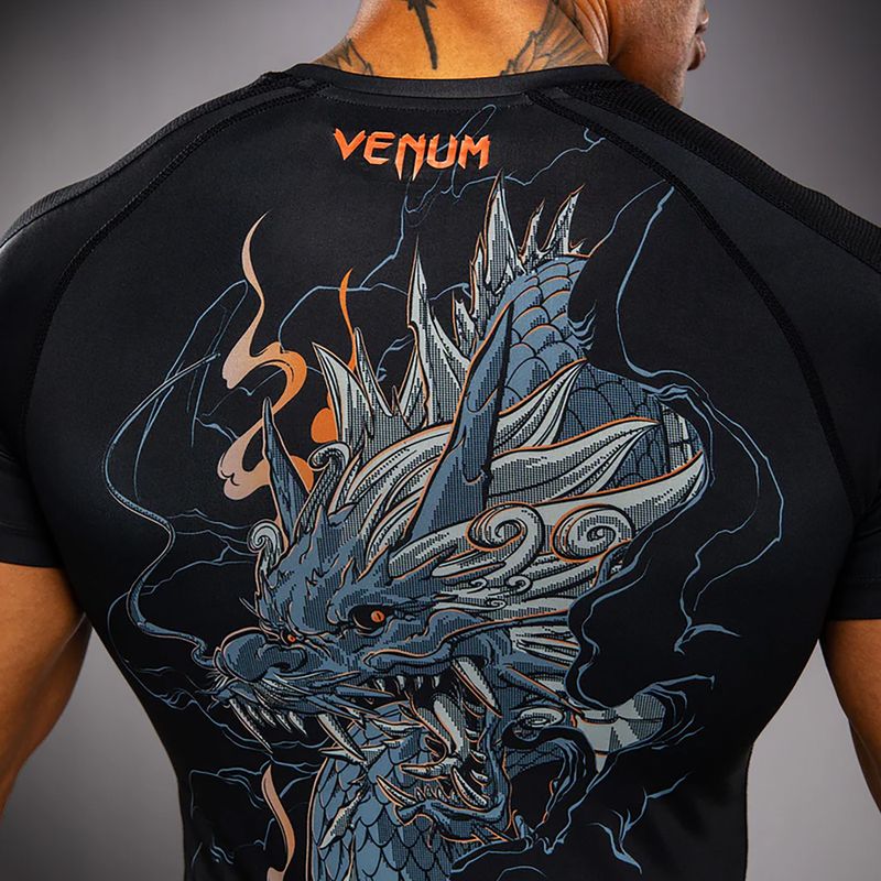 Rashguard pentru bărbați Venum Thunder Dragon black/grey/copper 7