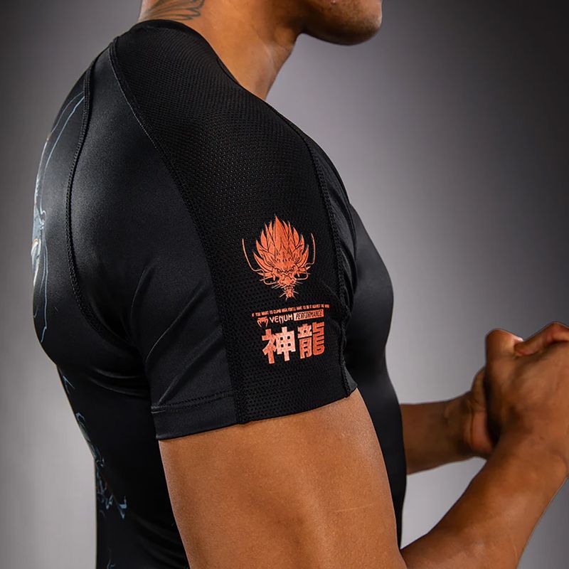 Rashguard pentru bărbați Venum Thunder Dragon black/grey/copper 8