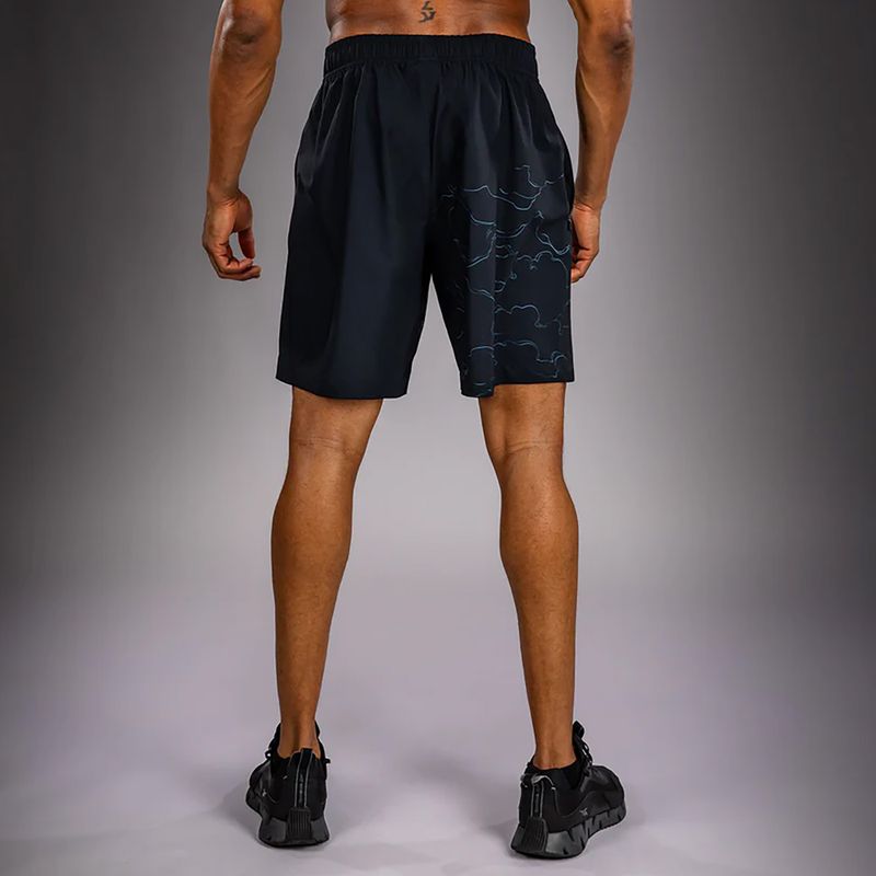 Pantaloni scurți de antrenament pentru bărbați Venum Thunder Dragon Training Black/Grey/Copper 3