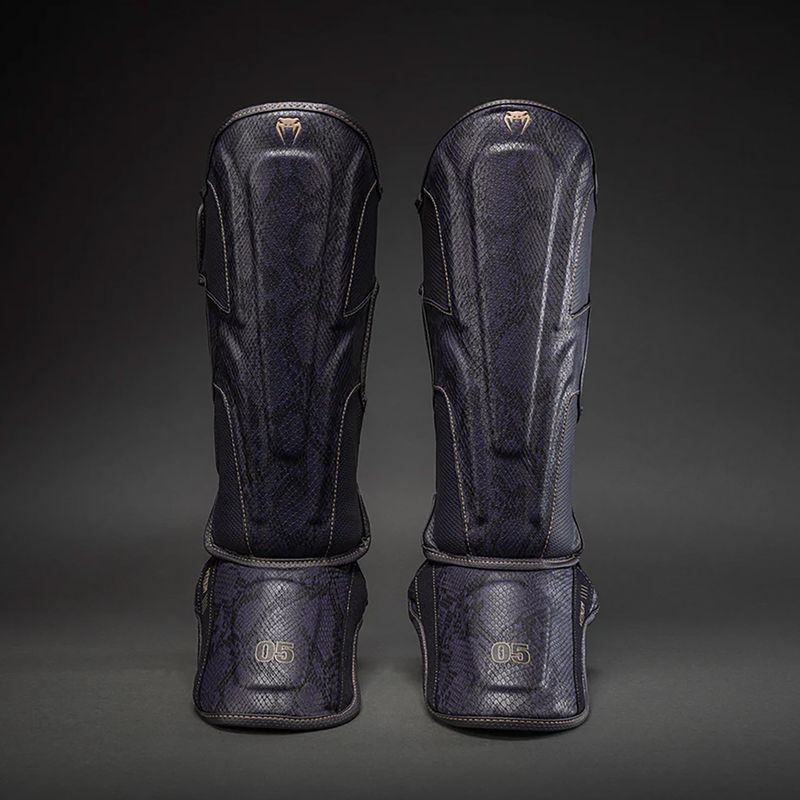 Protecții pentru tibie și picioare Venum Impact Evo Scales Shin dark purple 2