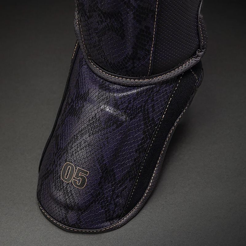 Protecții pentru tibie și picioare Venum Impact Evo Scales Shin dark purple 3