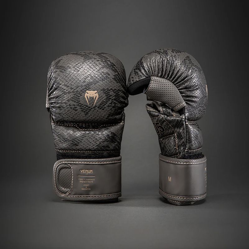 Mănuși de sparring Venum Impact Evo Scales MMA Sparring dark grey 2