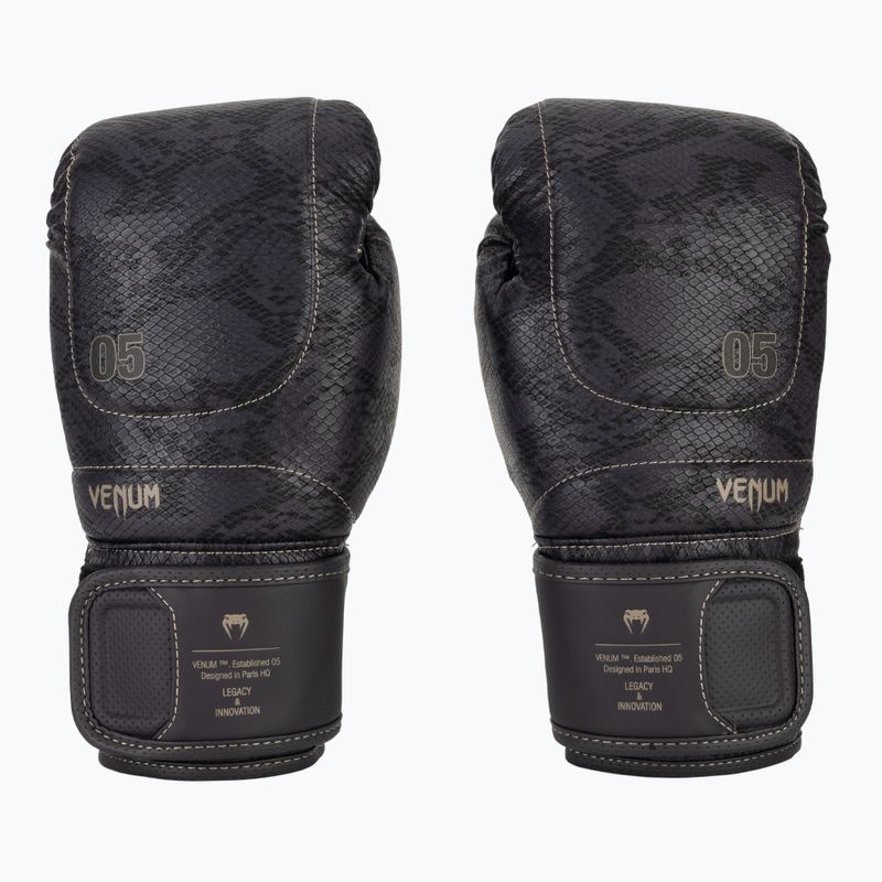 Mănuși de box Venum Impact Evo Scales Boxing dark purple 2