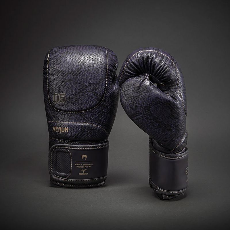Mănuși de box Venum Impact Evo Scales Boxing dark purple 2