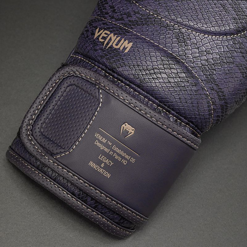 Mănuși de box Venum Impact Evo Scales Boxing dark purple 3