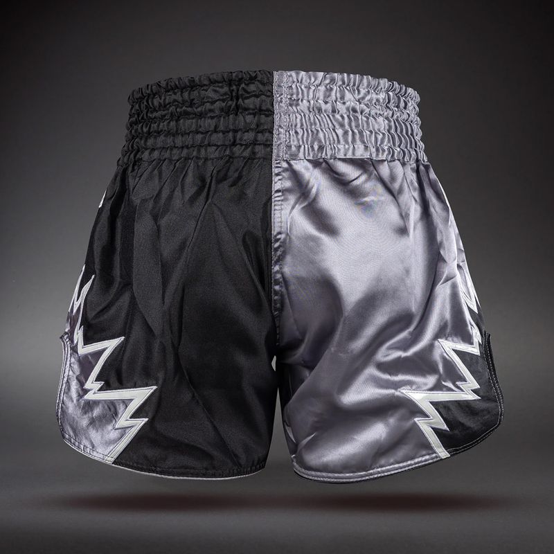 Pantaloni scurți de antrenament Venum Inferno 2.0 Muay Thai Grey / Black 2