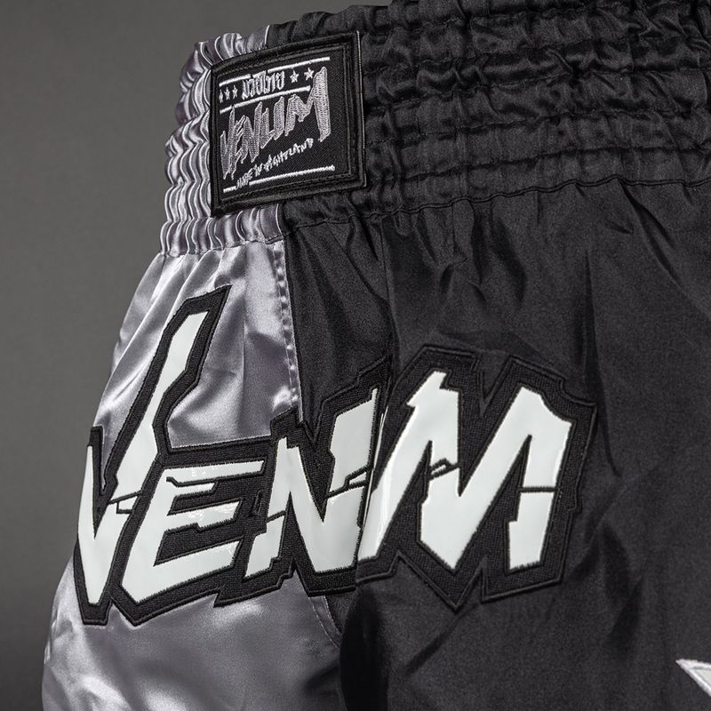 Pantaloni scurți de antrenament Venum Inferno 2.0 Muay Thai Grey / Black 5