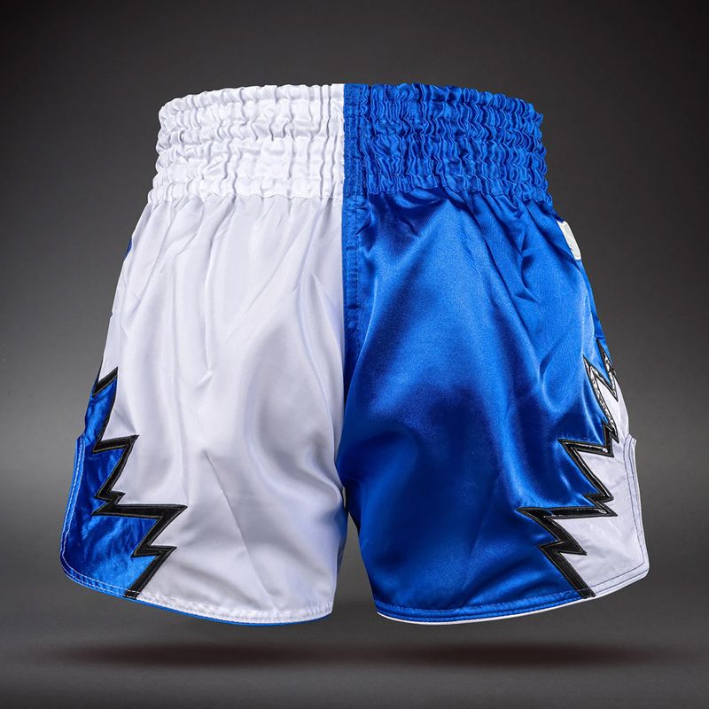 Pantaloni scurți de antrenament Venum Inferno 2.0 Muay Thai white/blue 2