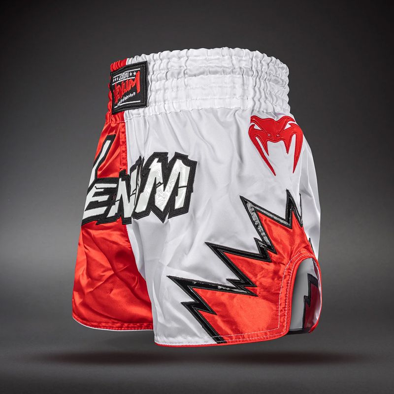 Pantaloni scurți de antrenament Venum Inferno 2.0 Muay Thai red/white 3