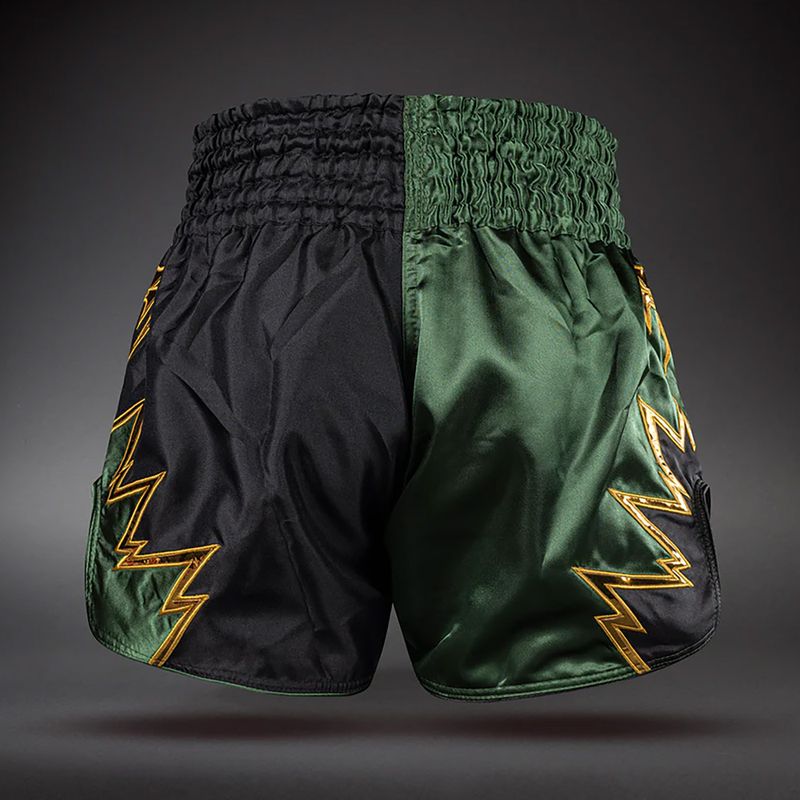 Pantaloni scurți de antrenament Venum Inferno 2.0 Muay Thai Black/Khaki 2
