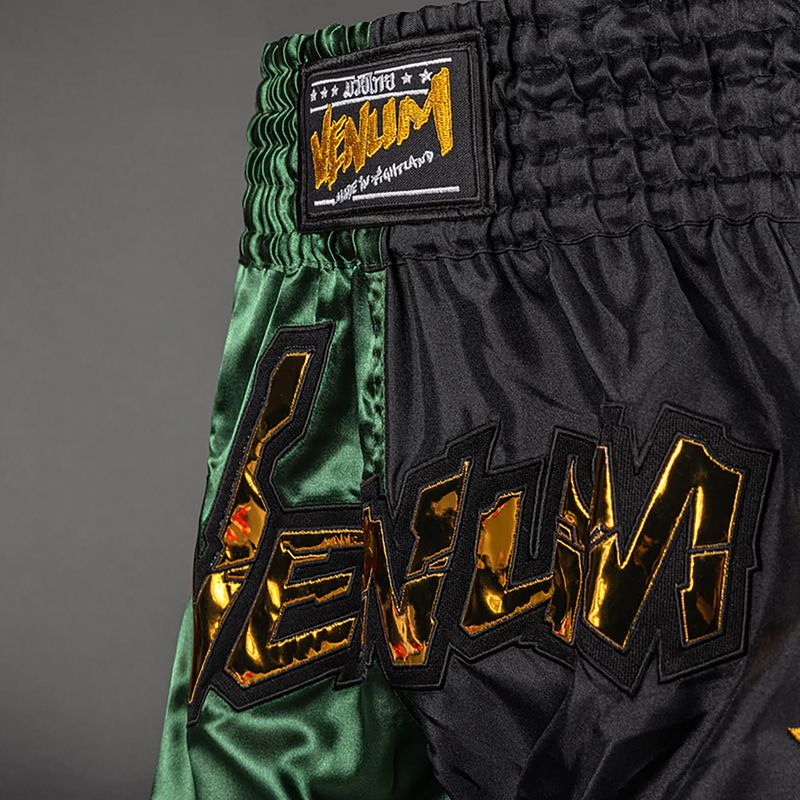 Pantaloni scurți de antrenament Venum Inferno 2.0 Muay Thai Black/Khaki 5