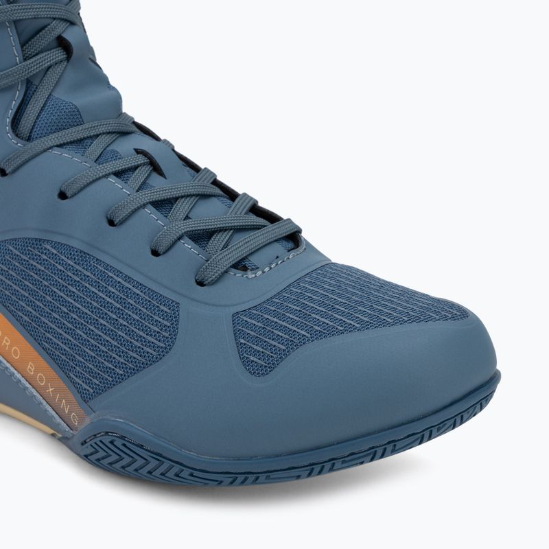 Încălțăminte de box Venum Elite Neo Boxing steel blue/orange 7
