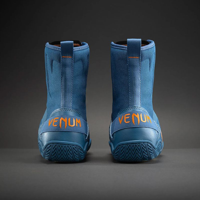 Încălțăminte de box Venum Elite Neo Boxing steel blue/orange 3
