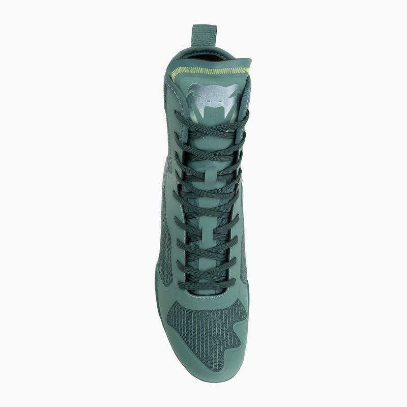 Încălțăminte de box Venum Elite Neo Boxing green/neon yellow 5
