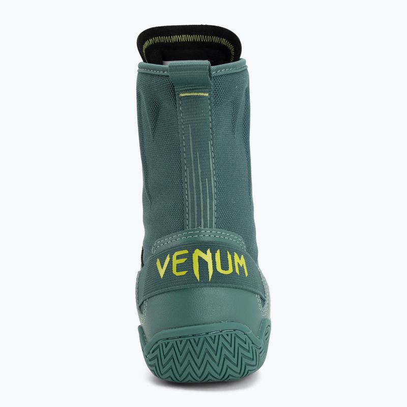 Încălțăminte de box Venum Elite Neo Boxing green/neon yellow 6
