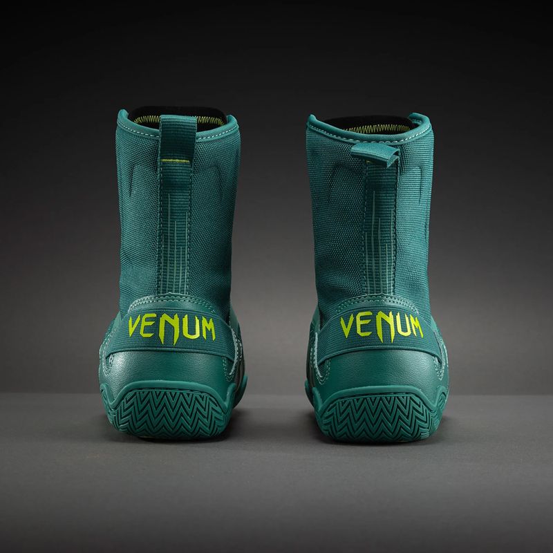 Încălțăminte de box Venum Elite Neo Boxing green/neon yellow 3