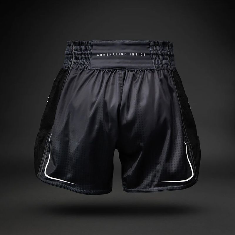 Pantaloni scurți de antrenament Venum Stealth Muay Thai black/white 2
