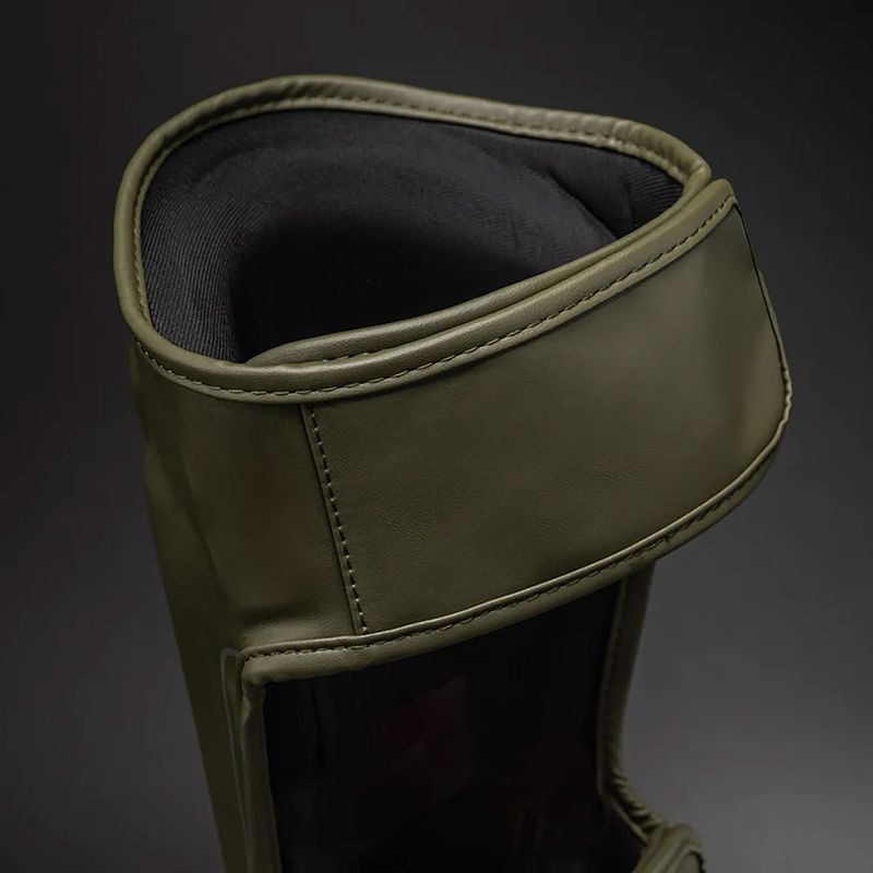 Protecții pentru tibie și picioare Venum Stealth Shin khaki/dark green 4