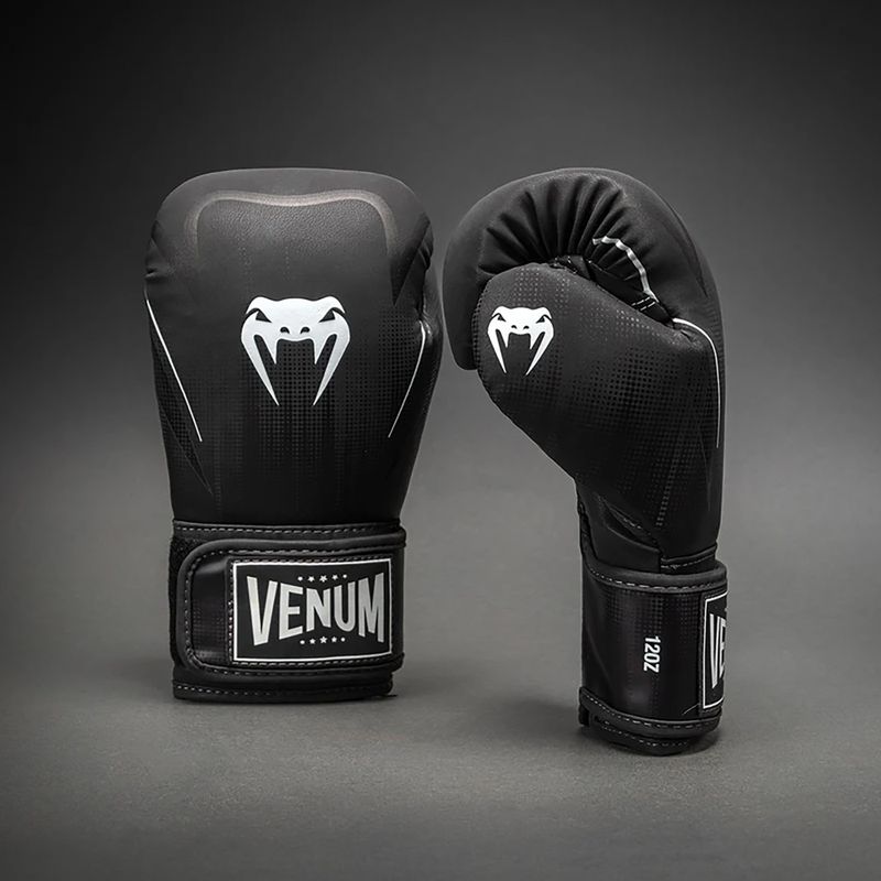 Mănuși de box Venum Stealth Boxing black/white 2