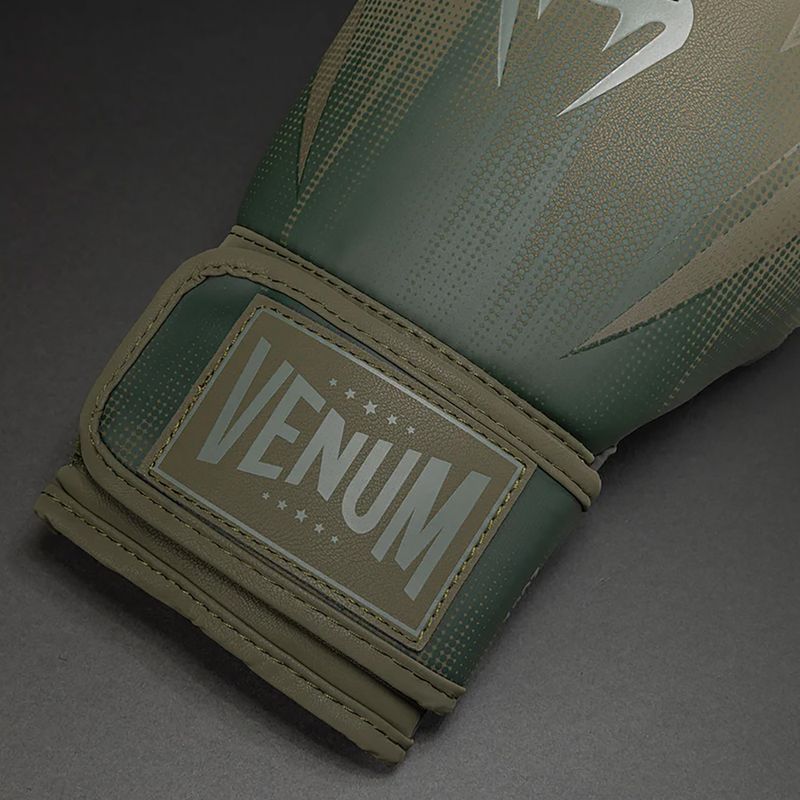 Mănuși de box Venum Stealth Boxing khaki/dark green 3