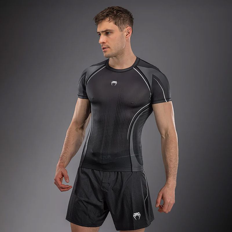 Rashguard pentru bărbați Venum Stealth Rashguard black/white 3