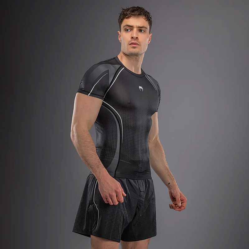 Rashguard pentru bărbați Venum Stealth Rashguard black/white 4