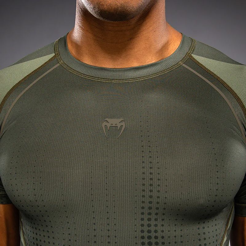 Rashguard pentru bărbați Venum Stealth Rashguard khaki/dark green 5