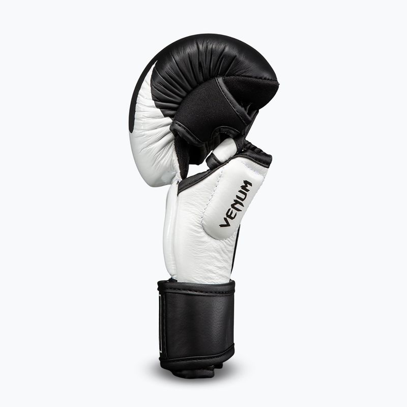 Mănuși de MMA Venum Attack 2.0 Sparring Leather black/white 3