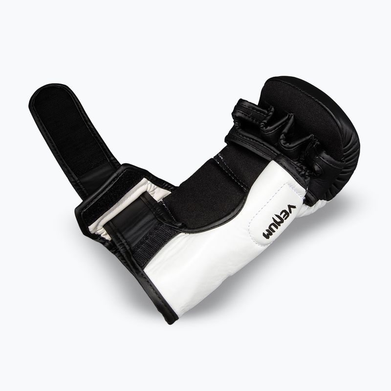 Mănuși de MMA Venum Attack 2.0 Sparring Leather black/white 4