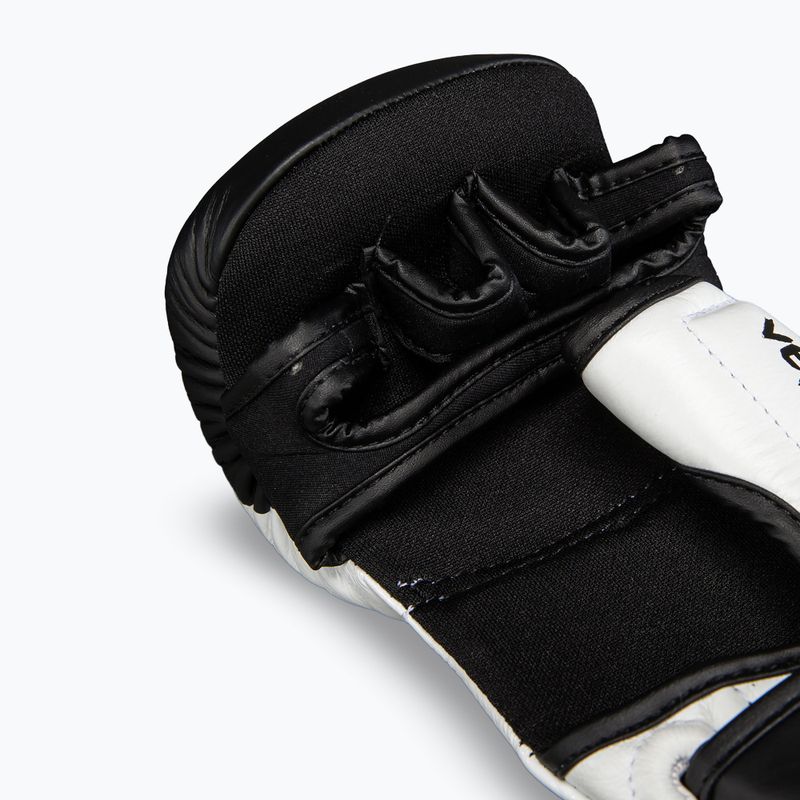Mănuși de MMA Venum Attack 2.0 Sparring Leather black/white 5