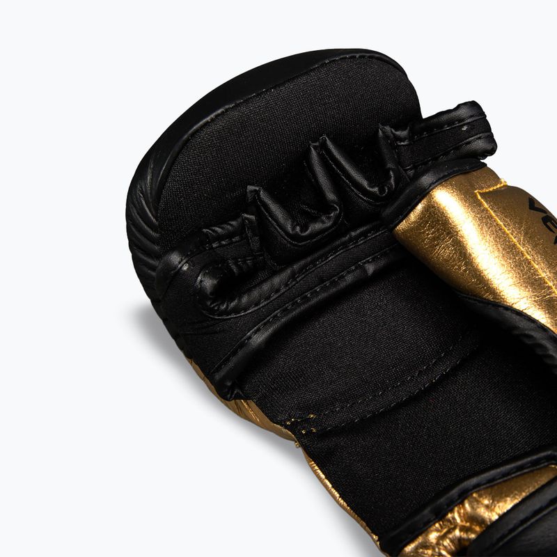 Mănuși de MMA Venum Attack 2.0 Sparring Leather gold/black 6