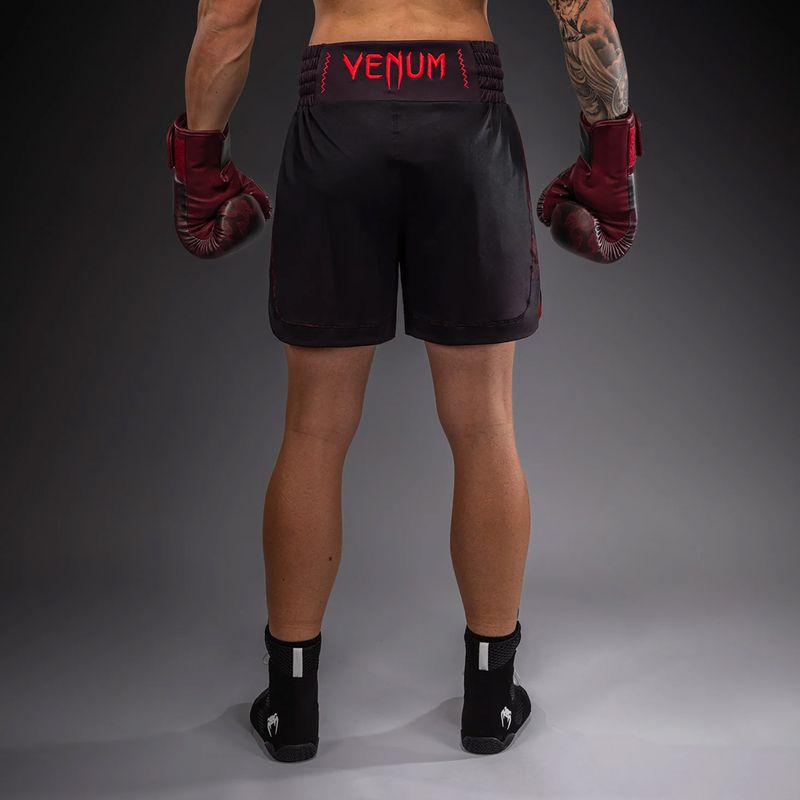 Pantaloni scurți de box pentru bărbați Venum Spectre Boxing black/red 3