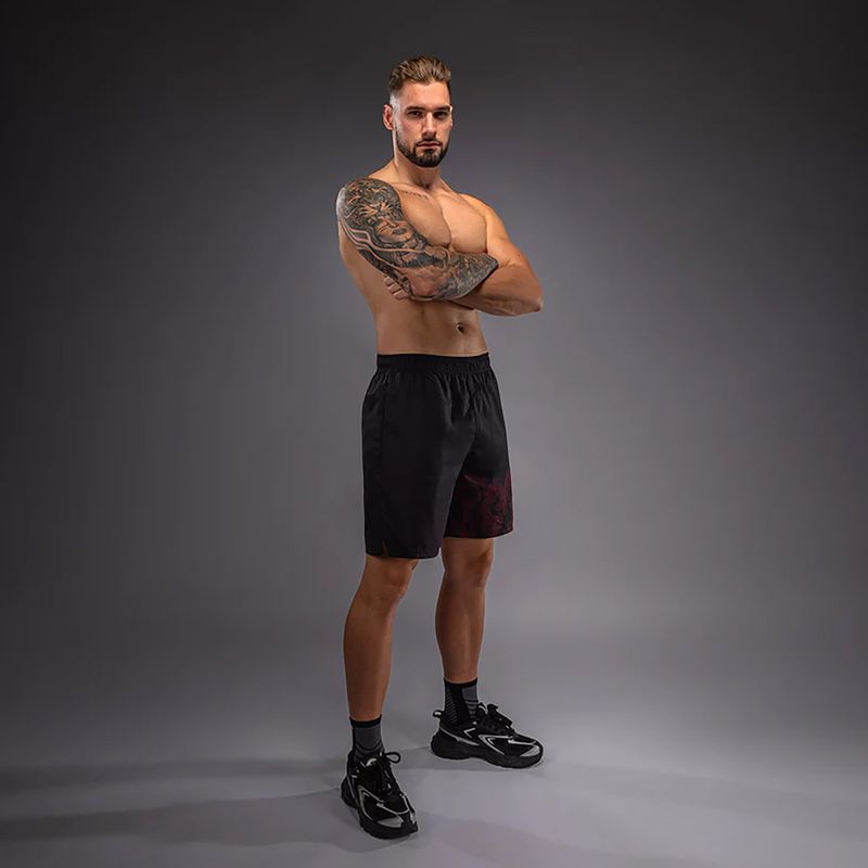 Pantaloni scurți de antrenament pentru bărbați Venum Spectre Training black/red 4