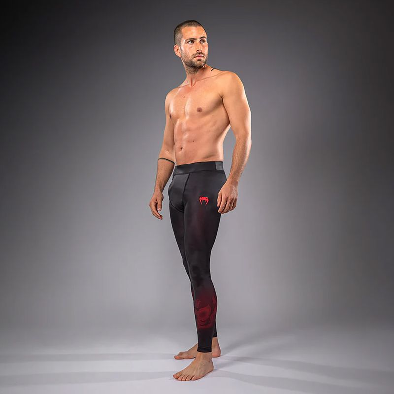 Colanți de antrenament pentru bărbați Venum Spectre Spats black/red 2