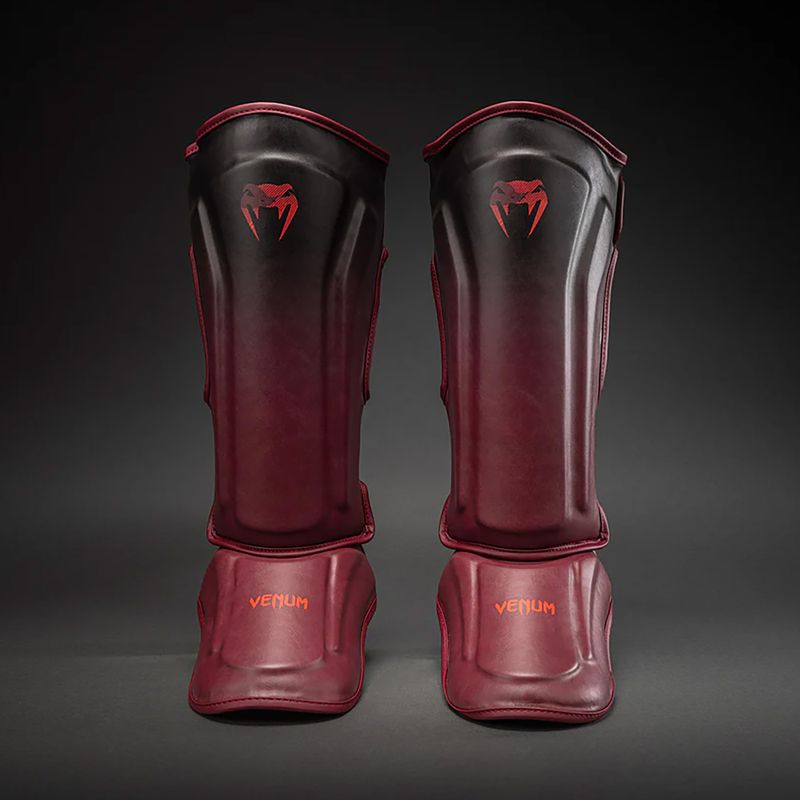 Protecții pentru tibie și picioare Venum Spectre Shin black/red 2