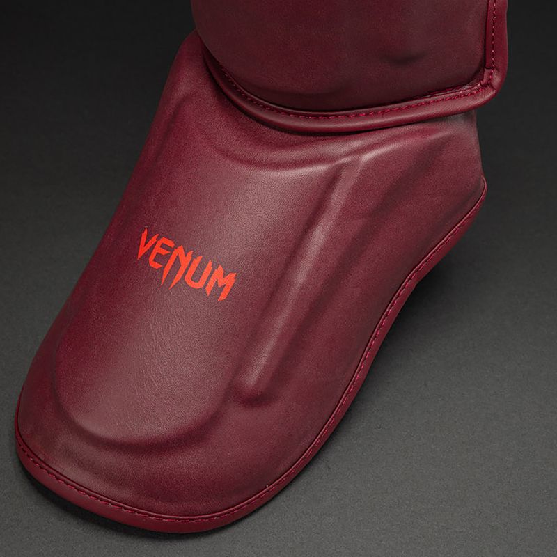 Protecții pentru tibie și picioare Venum Spectre Shin black/red 3