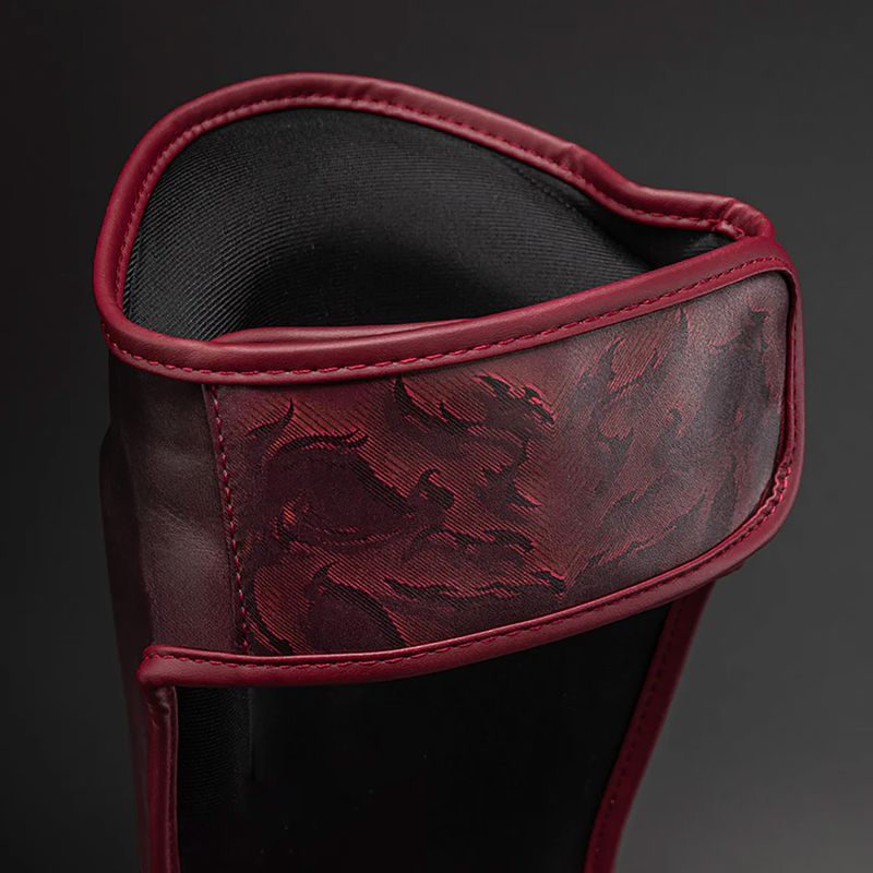 Protecții pentru tibie și picioare Venum Spectre Shin black/red 4