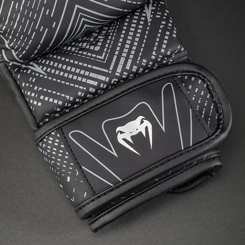 Mănuși de sparring Venum Midnight Fury Sparring black/grey/silver 4