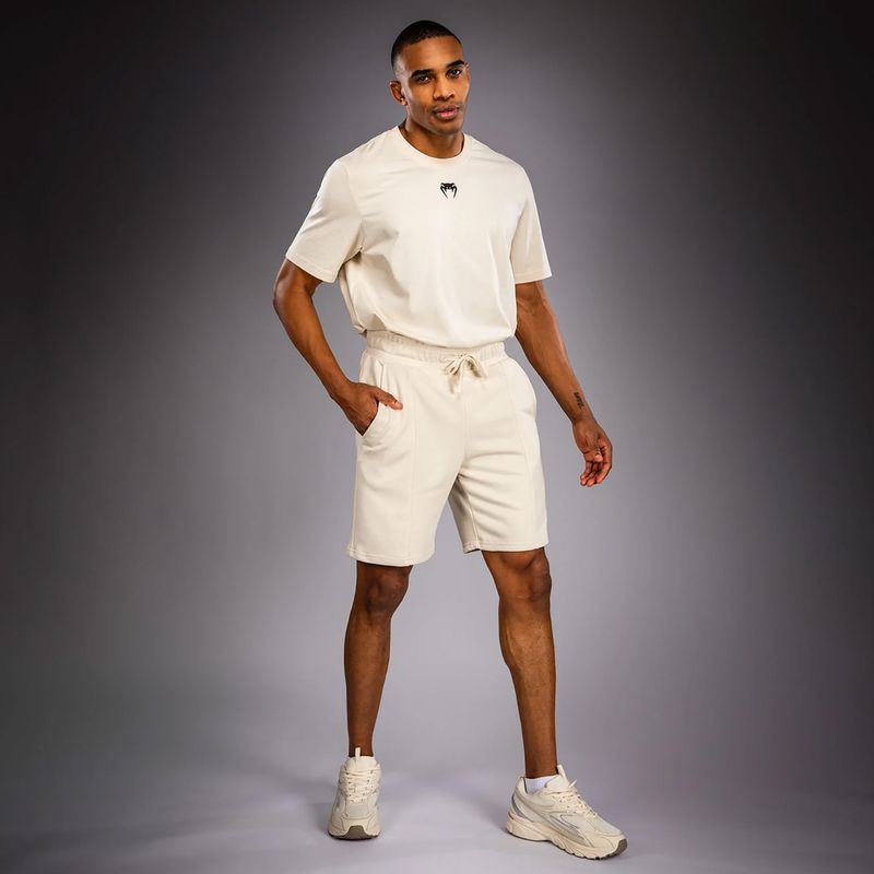 Pantaloni scurți pentru bărbați Venum Contender Fleece Cotton Off White 2