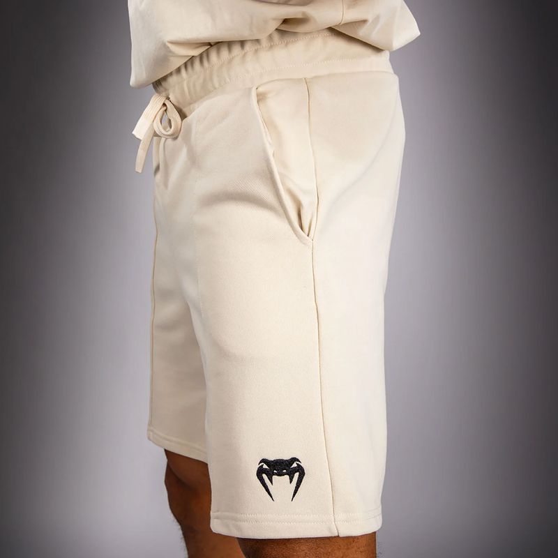 Pantaloni scurți pentru bărbați Venum Contender Fleece Cotton Off White 6