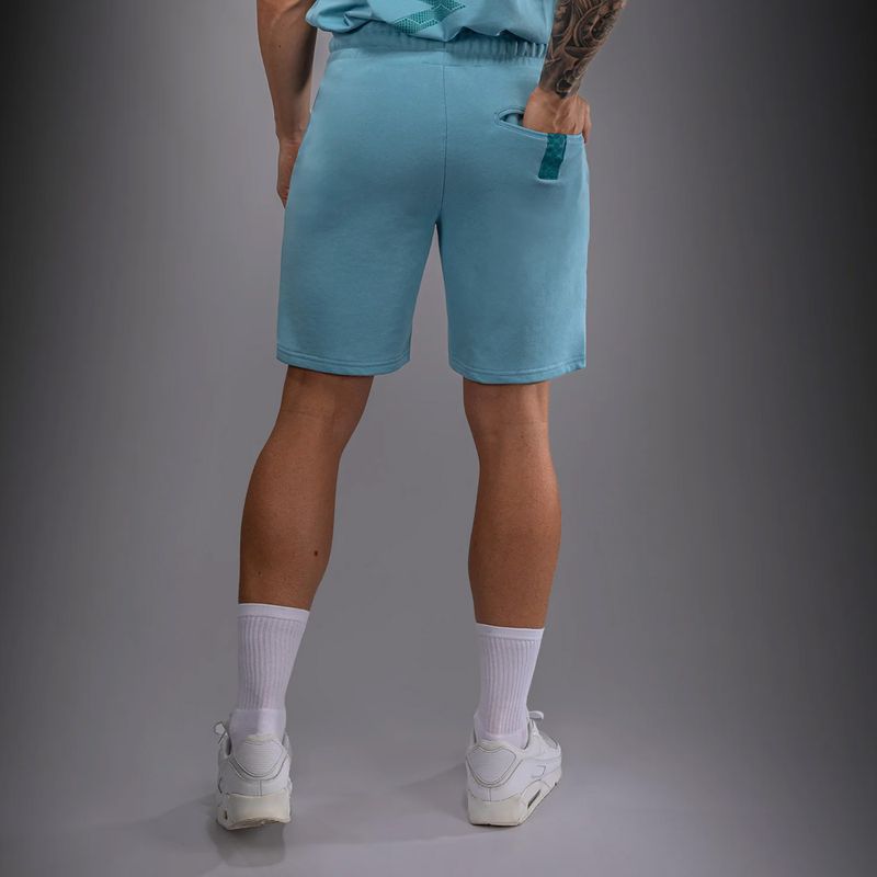 Pantaloni scurți pentru bărbați Venum Contender Fleece Cotton Turquoise 3