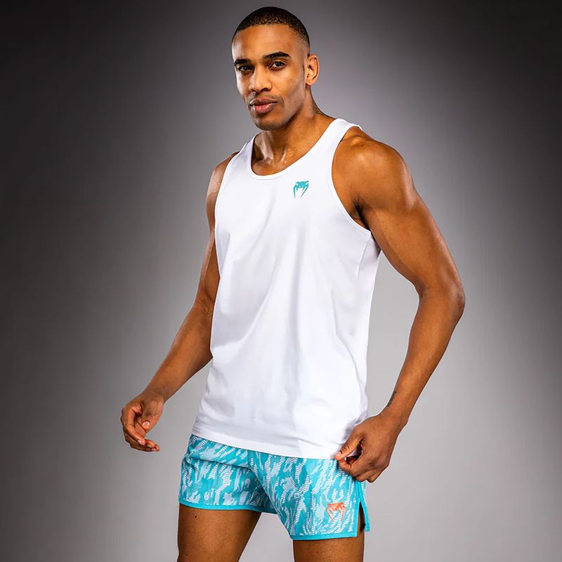 Tricou pentru bărbați Venum Aqua white/turquoise 3