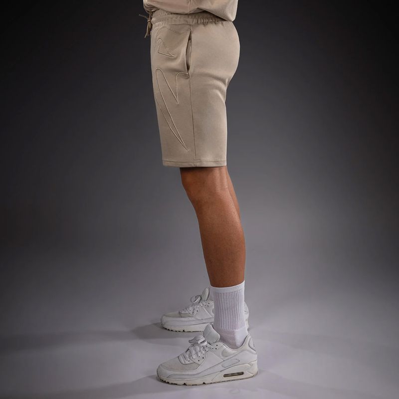 Pantaloni scurți pentru bărbați Venum Giant 3D Cotton Beige 5