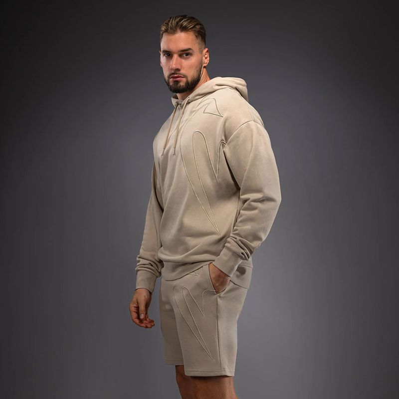 Bluză Venum Giant 3D Hoodie beige 4