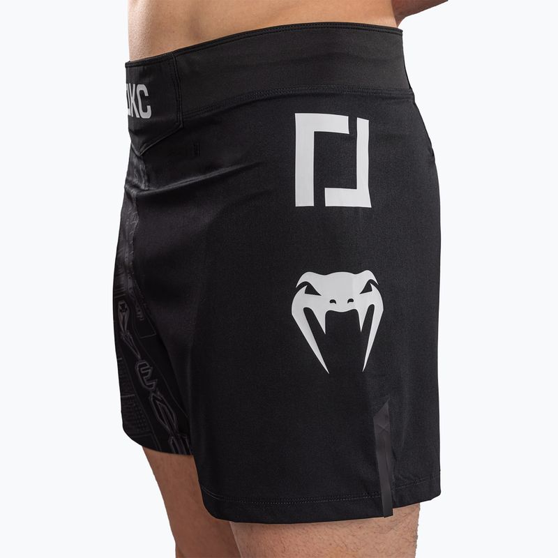 Pantaloni scurți de antrenament Venum Karate Combat black/grey 6