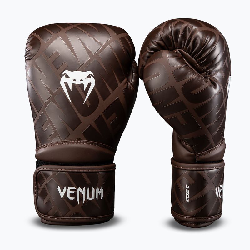 Mănuși de box Venum Contender 1.5 XT 3D Boxing dark brown 2