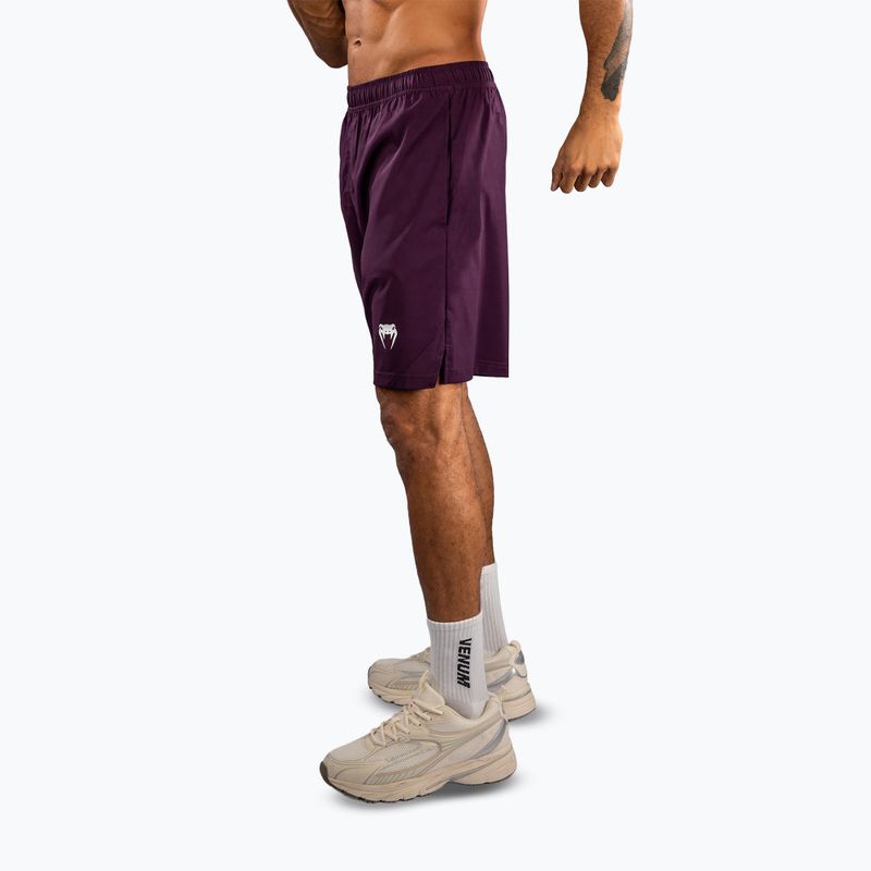Pantaloni scurți de antrenament pentru bărbați Venum Contender Training dark purple/white 5